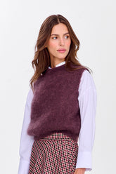 Darkwood Mohair-Weste